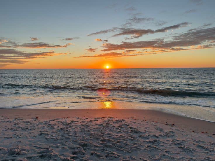 Sunset over the Adriatic Sea