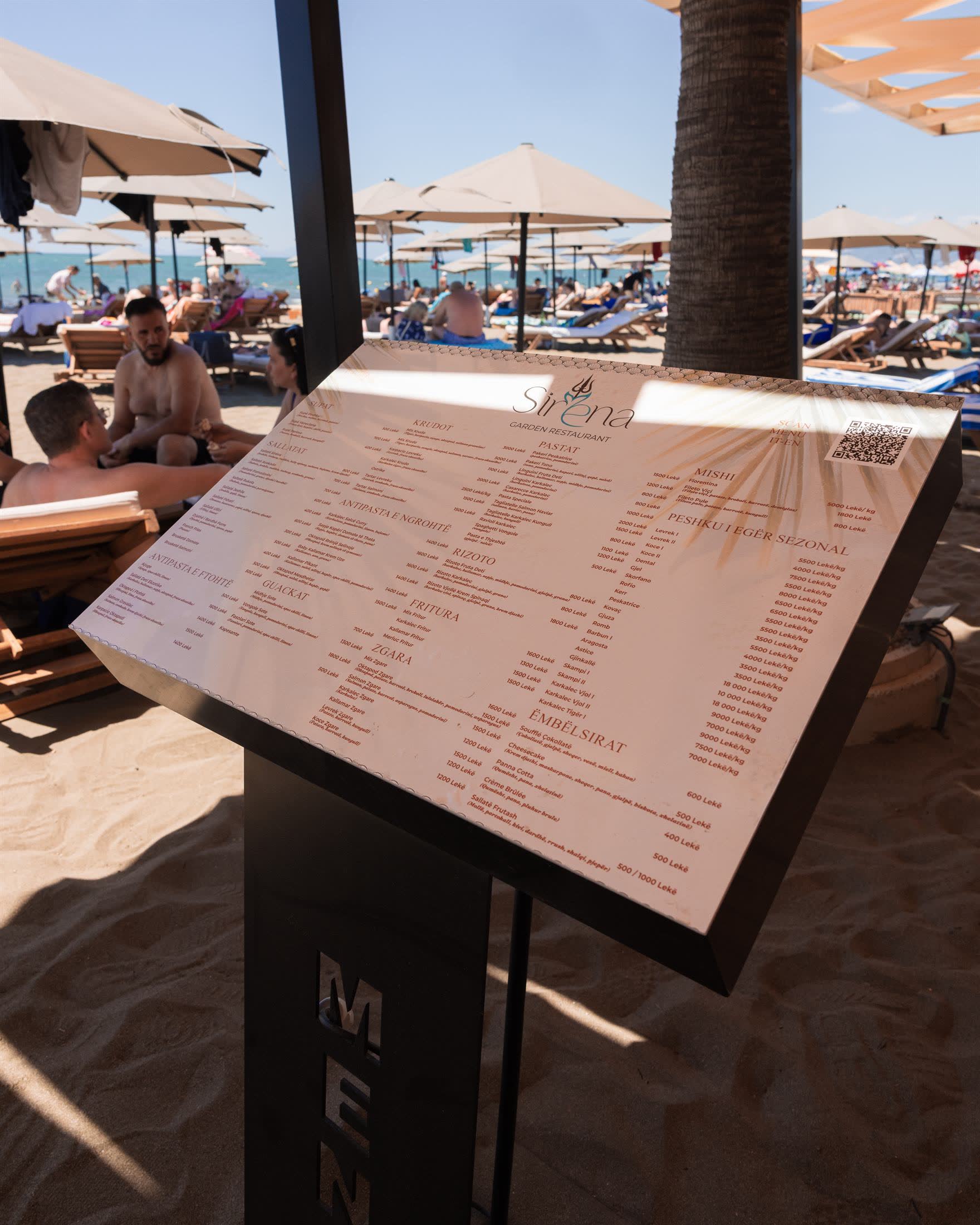 Aerial view of Sirena Beach Bar
