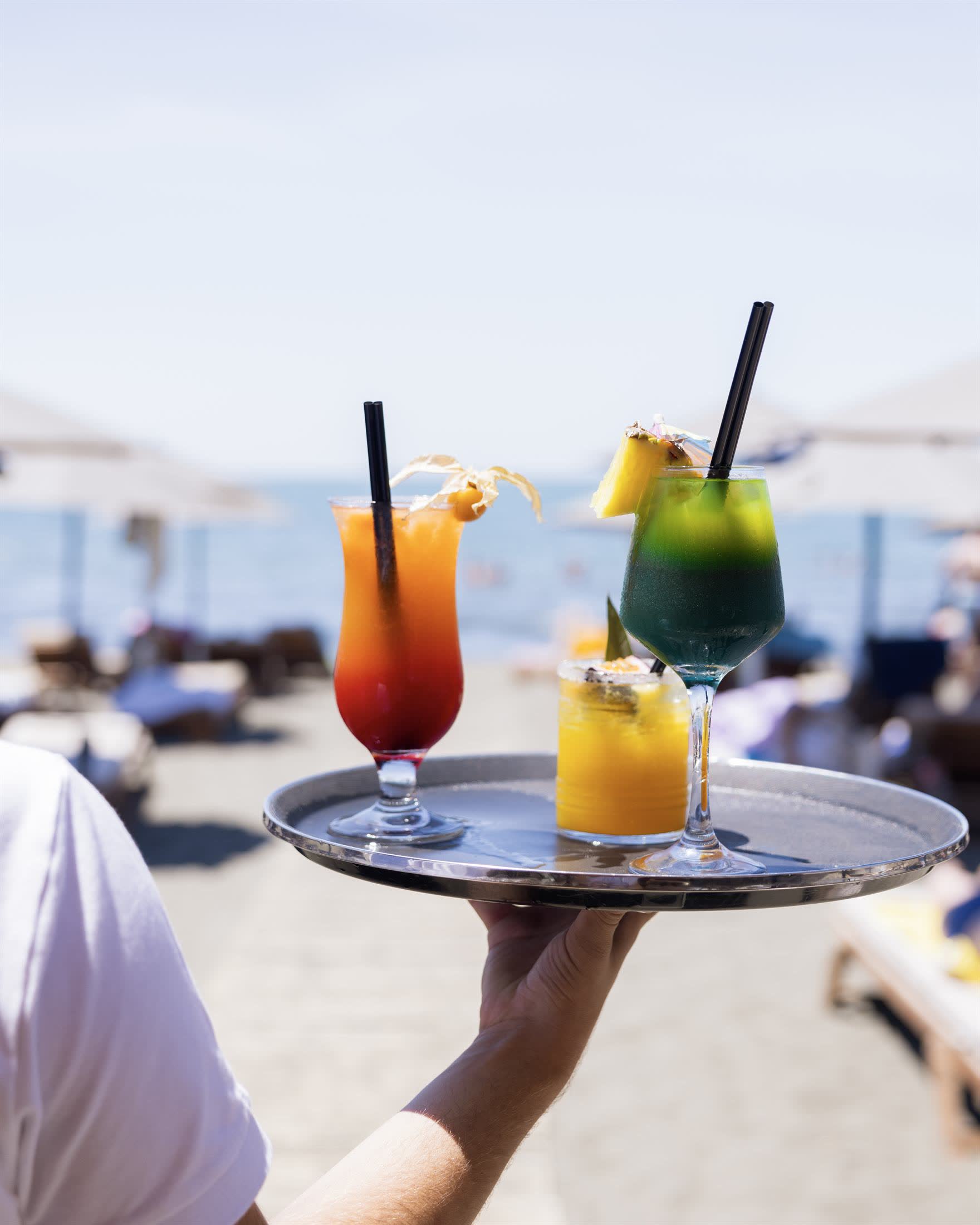 Cocktails at Sirena Beach Bar