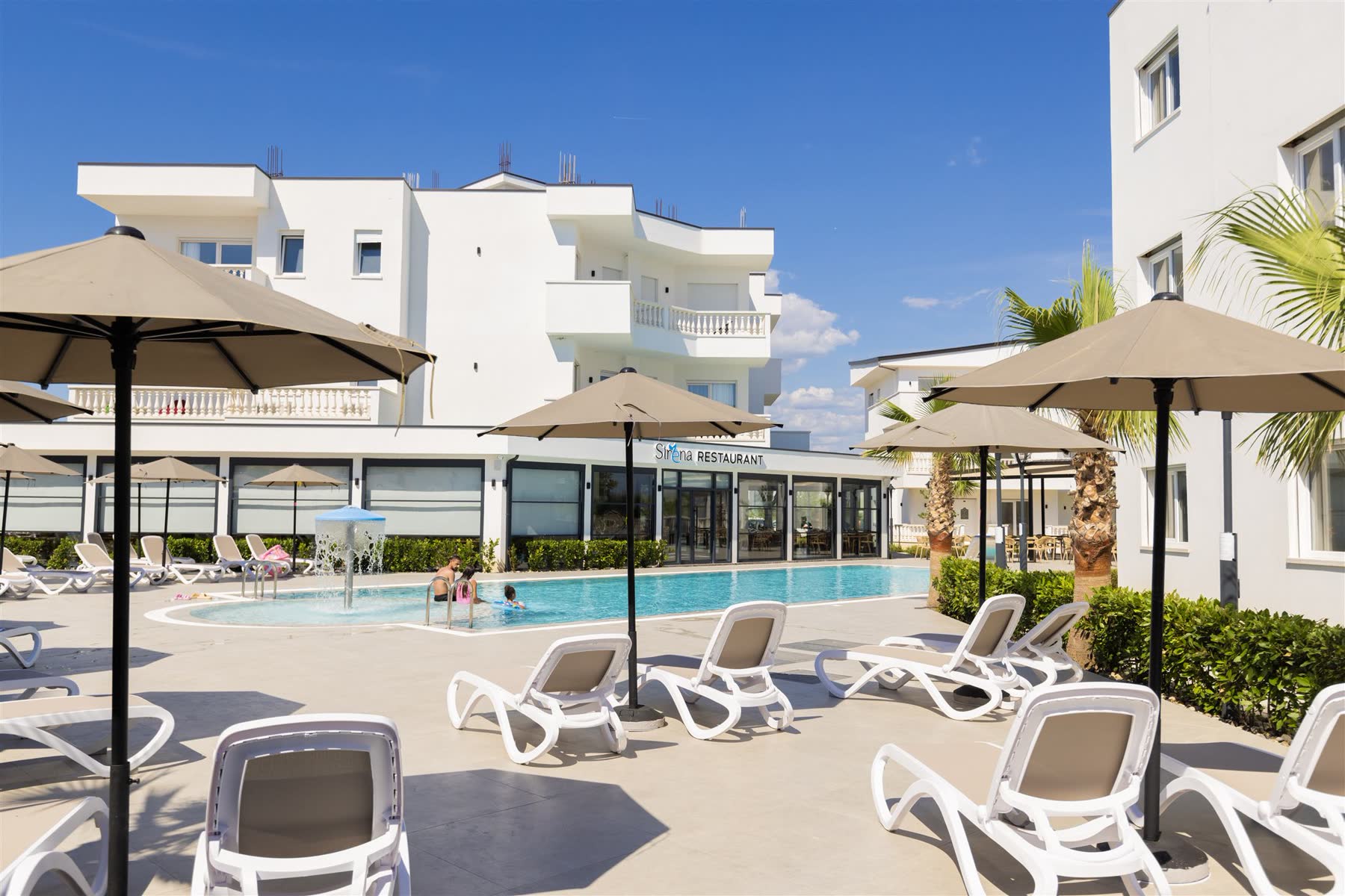 Sirena Garden Resort pool terrace
